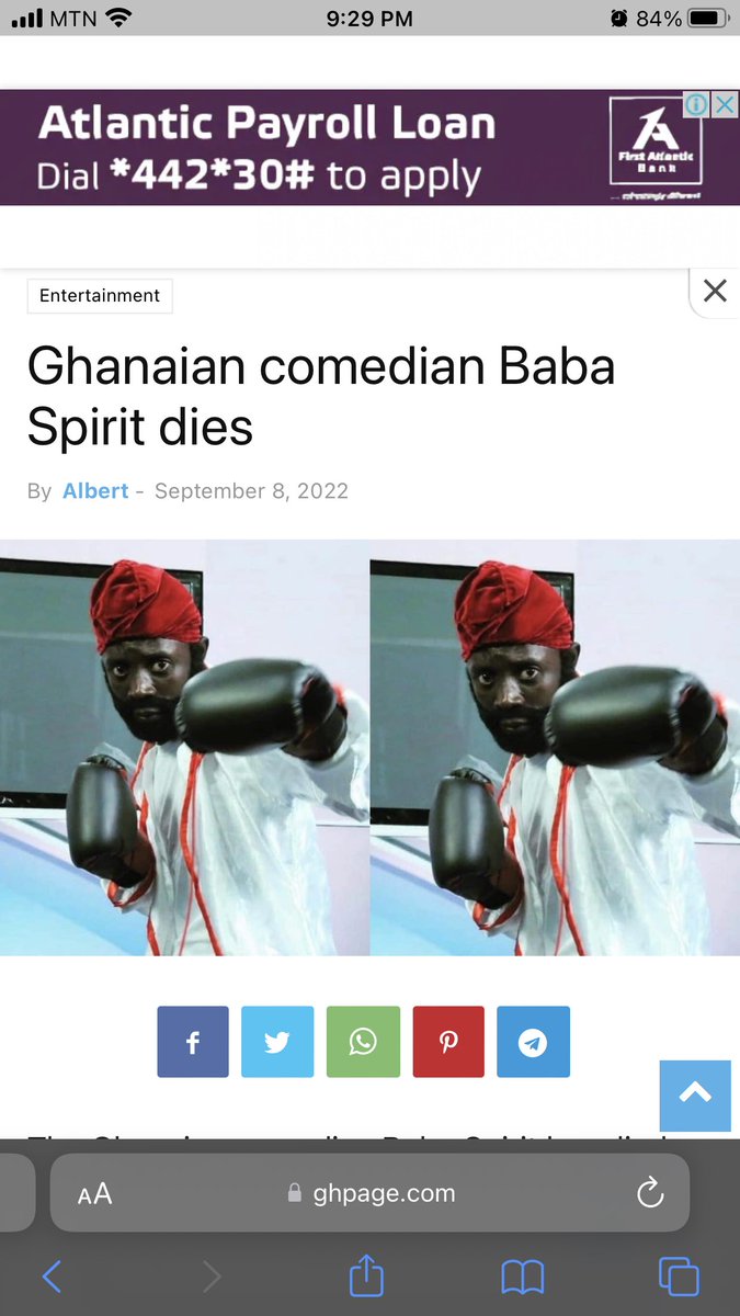 FAgbodeka's tweet photo. RIP #babaspirit https://t.co/UQH3RfNukl