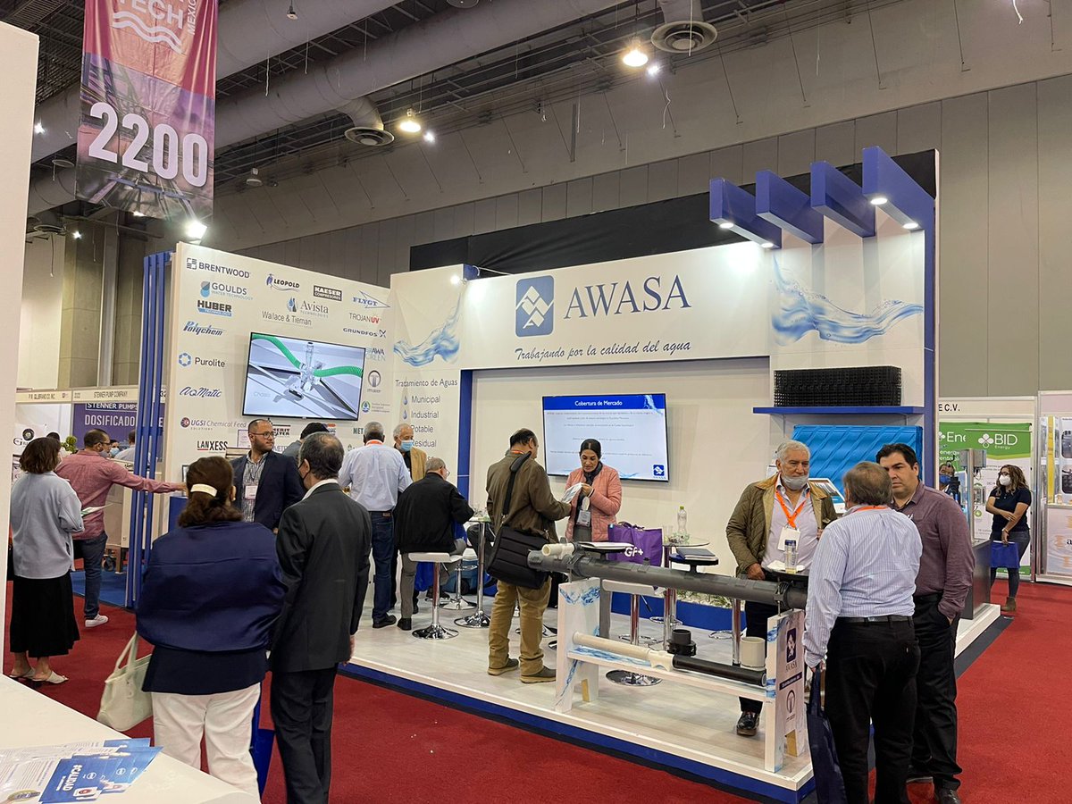 AWASA_GDL's tweet photo. Último día de la Expo AQUATECH 2022. Los invitamos a que nos acompañen. Estamos ubicados en el Centro Citibanamex, Ciudad de México, Stand #2214. ¡Trabajando por la Calidad del Agua! https://t.co/E0r2nO0PH6