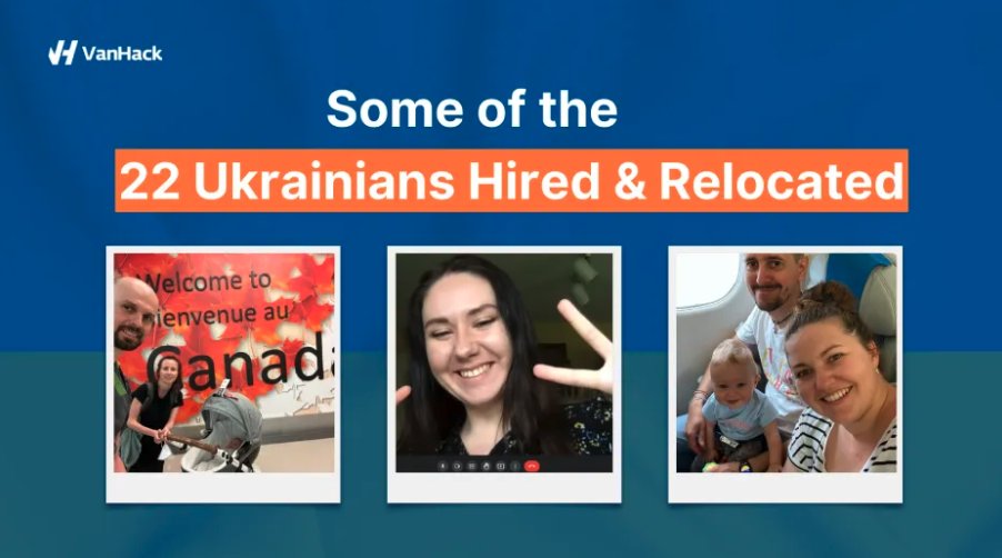 cdntechjournal's tweet photo. .@GoVanHack is continuing its support in helping Ukrainian 🇺🇦 tech talent connect with employers & opportunities abroad.
👏 To date, they've facilitated the placement of 22 Ukrainian developers and their families across Canada.
Details: https://t.co/hIbfMfaMJd
#PartnerMessage https://t.co/VsYre3p3RQ