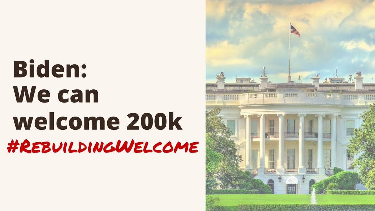 HispanicFed's tweet photo. @HispanicFed has joined 100 organizations urging @POTUS to #Welcome200k refugees in the coming year. Countless refugees have been awaiting this lifesaving relief. https://t.co/L8R0GxsA4t https://t.co/fdEQcT0D8C