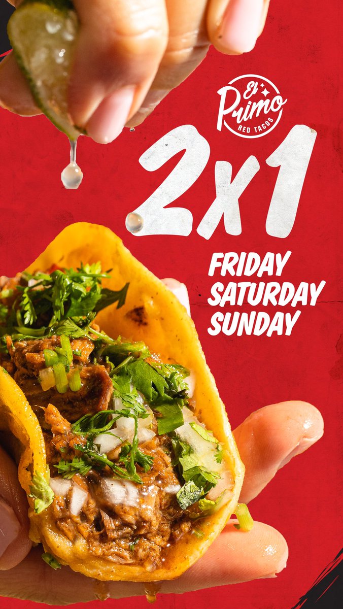 Come join us for our LAST WEEKEND as a pop-up 🔥 We’ll have 2x1 Birria Tacos Fri, Sat &amp; Sun and our famous $5 Margaritas 🔥 
.
.
#tacos #birria #farewell #explore #happyhour #margaritas #tgif #hot #delicious #foodie #foodporn #redtacos #miami