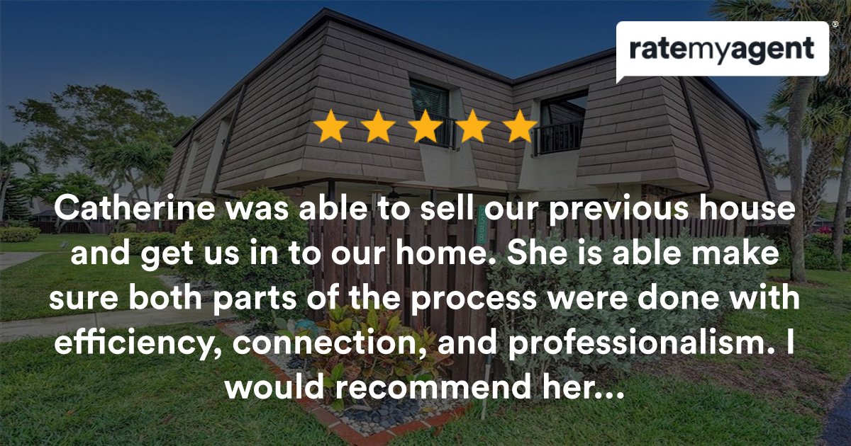 cjvicent's tweet photo. My latest #RateMyAgent review in Coral Springs

...
#ratemyagent #realestate #Keller_Williams_Realty_Consult
https://t.co/CrOumUryMd https://t.co/I8KK0xj9ER