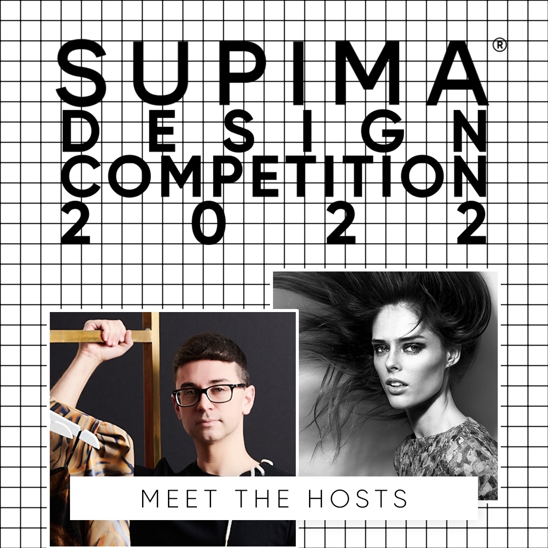 Supima's tweet photo. For the 2022 #SupimaDesignCompetition, we have not one, but two hosts for the first time. Supermodel and Entrepreneur @cocorocha is joined by award-winning CFDA designer @csiriano. Stream the live show on https://t.co/s75lrrRrtV and Supima's Instagram on 9/10 at 7PM ET. https://t.co/tM5BJj3mwf