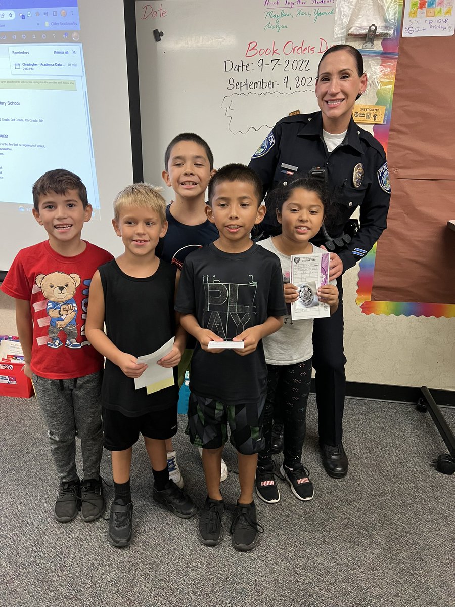 Look at these ROCKETS showing POWER by earning Positive Citations from @vvusdpdOfficer1 We appreciate you and all you do for our community! ❤️ <a href="/Columbia_VVUSD/">Columbia Elementary</a>