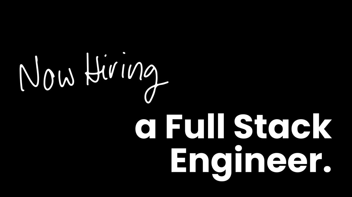 We’re keeping our eyes peeled for the next great engineer to join the ATLARGE crew. 

Apply here: atlarge.bamboohr.com/jobs/view.php?…