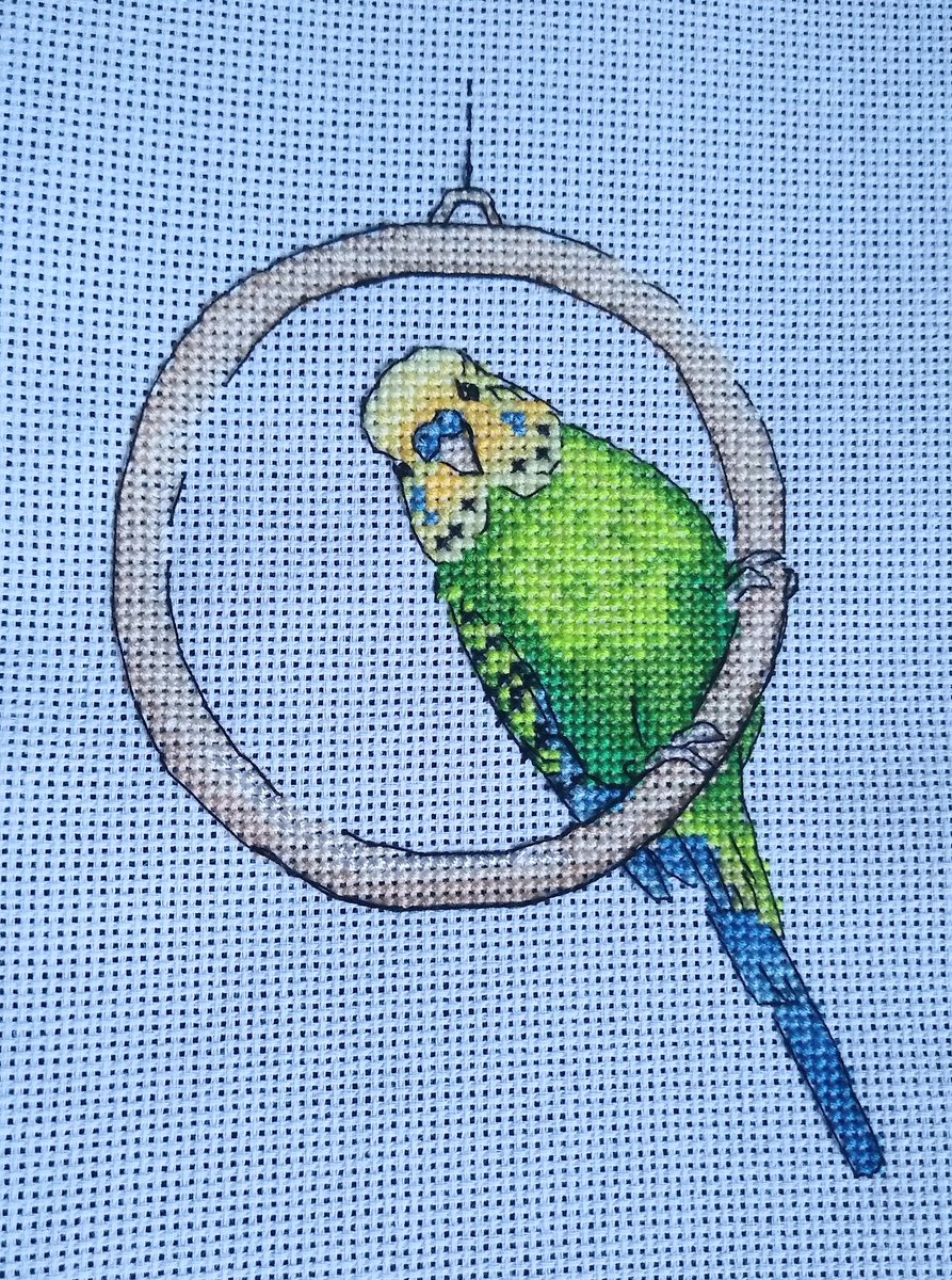 I learned how to cross-stitch! You wanted to see the finished piece, <a href="/imkrisyim/">kris</a> ?
