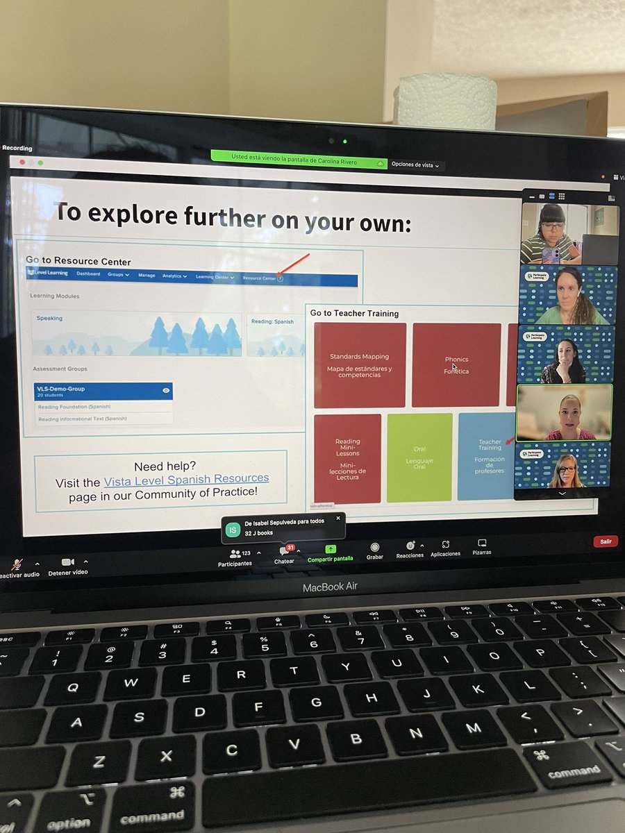 Learning about #VistaLevelSpanish platform! 👩🏽‍💻 an excellent tool that will help us provide our students with a lot of Spanish material!👏🏽
<a href="/ParticipateLrng/">Participate Learning</a> #UnitingOurWorld