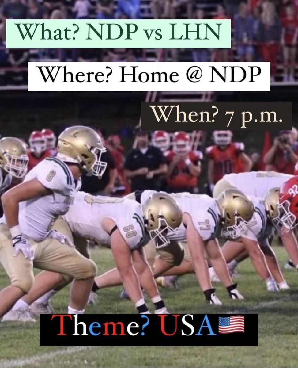 NDPrep_Football's tweet photo. Let’s Go! https://t.co/RBjidNnCJo