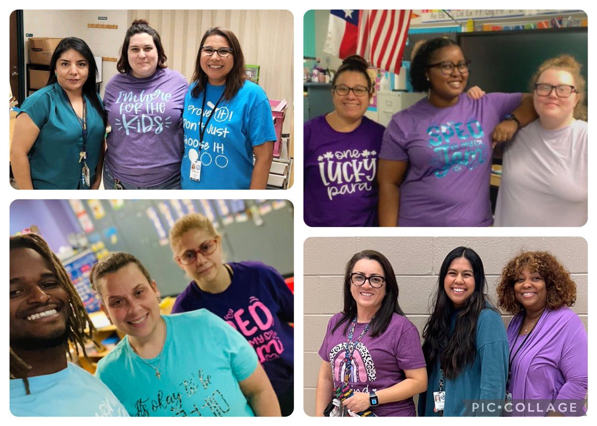 HumbleISD_PLE's tweet photo. In support of National Suicide Prevention Week, PLE staff wore Turquoise and/or Purple! 💜👗🎉@HumbleISD_PLE @ClaThomas_PLE @SetterboAP_PLE @PICKNEYPLE #SuicidePreventionMonth https://t.co/7MLNR8fQ2G