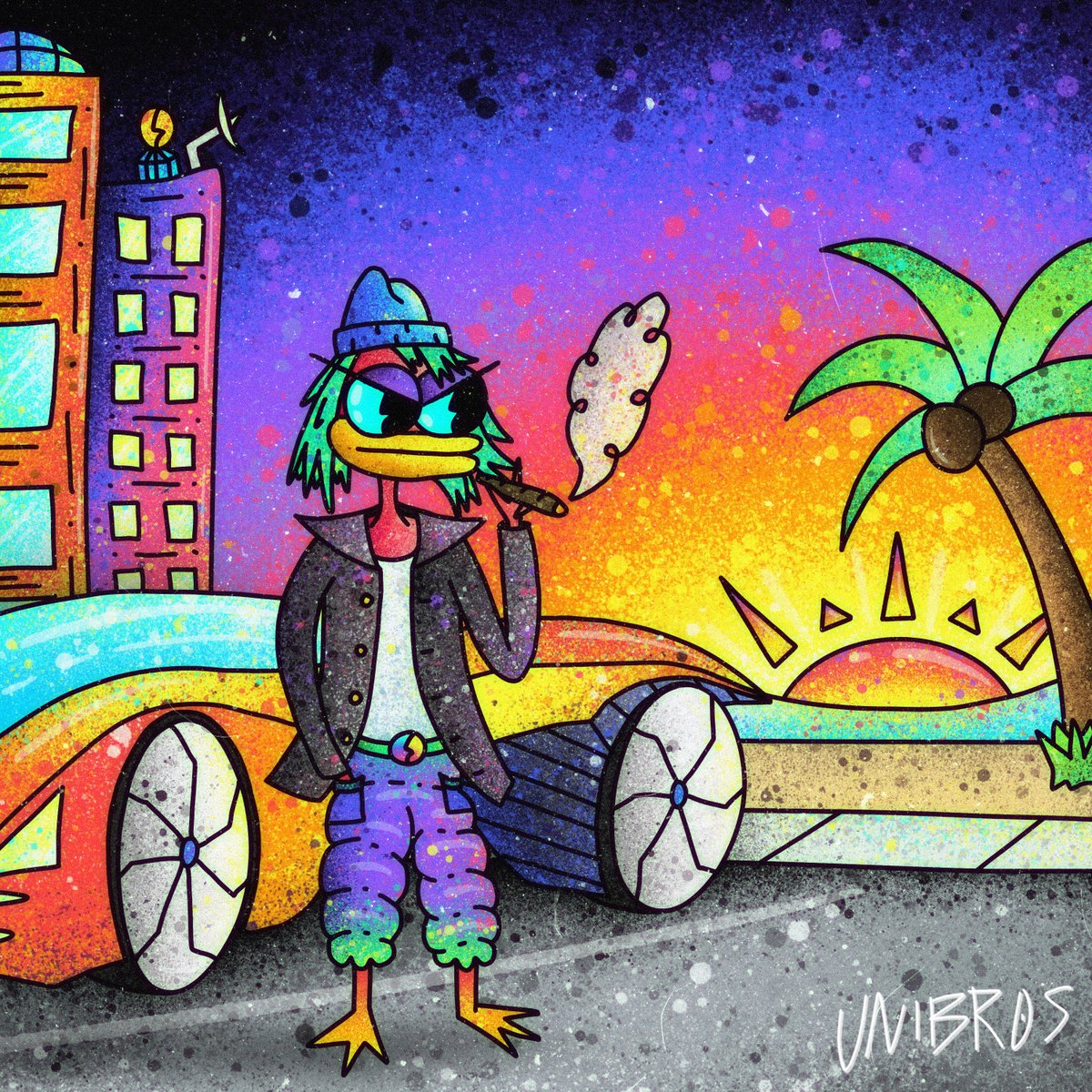 🌴☀️🦆 SUP!!! 🦆☀️🌴

Sunset Smoke Break 🔥🚬

<a href="/RealSupDucks/">Michael Dragovic</a> Derivative 🎨
