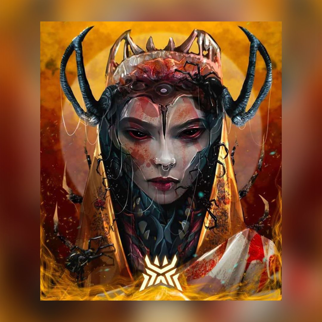 TheSamuraiSaga's tweet photo. ⚔️ KAIJU LORE TEASER ⚔️

The incredible @dinotomic3 has given us a taste of the ART and LORE surrounding the Kaiju Tribe 👇

MEET the KAIJU HIVE MIND QUEEN... 👹

TONS more to explore surrounding the lore around this character... 
.
.
.
.
. https://t.co/R8LjmKNz4c
