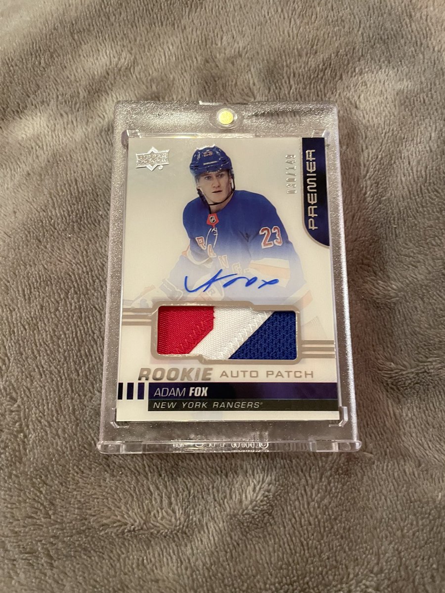 edwin_long's tweet photo. Awesome mail day. Finally got one of the RPA’s I’ve been hunting down. 🦊 #NYR https://t.co/Yn9qroUw0V