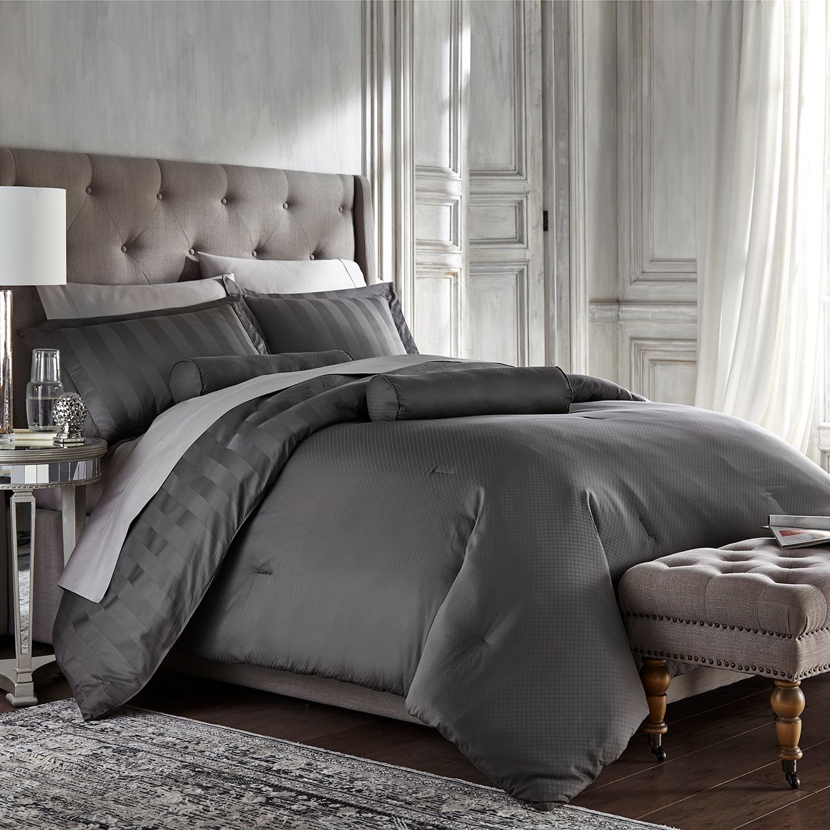 🔥 Sobel Westex presents our Reversible Diamond Stripe 5-piece Luxury Suite Bedding Collection.  

Sobel Westex enjoys a reputation for outfitting the finest hotels, resorts, spas, and cruise lines in the world. 

#pillows #linen #decor #bedroom #bedroomdesign
#hotelroom