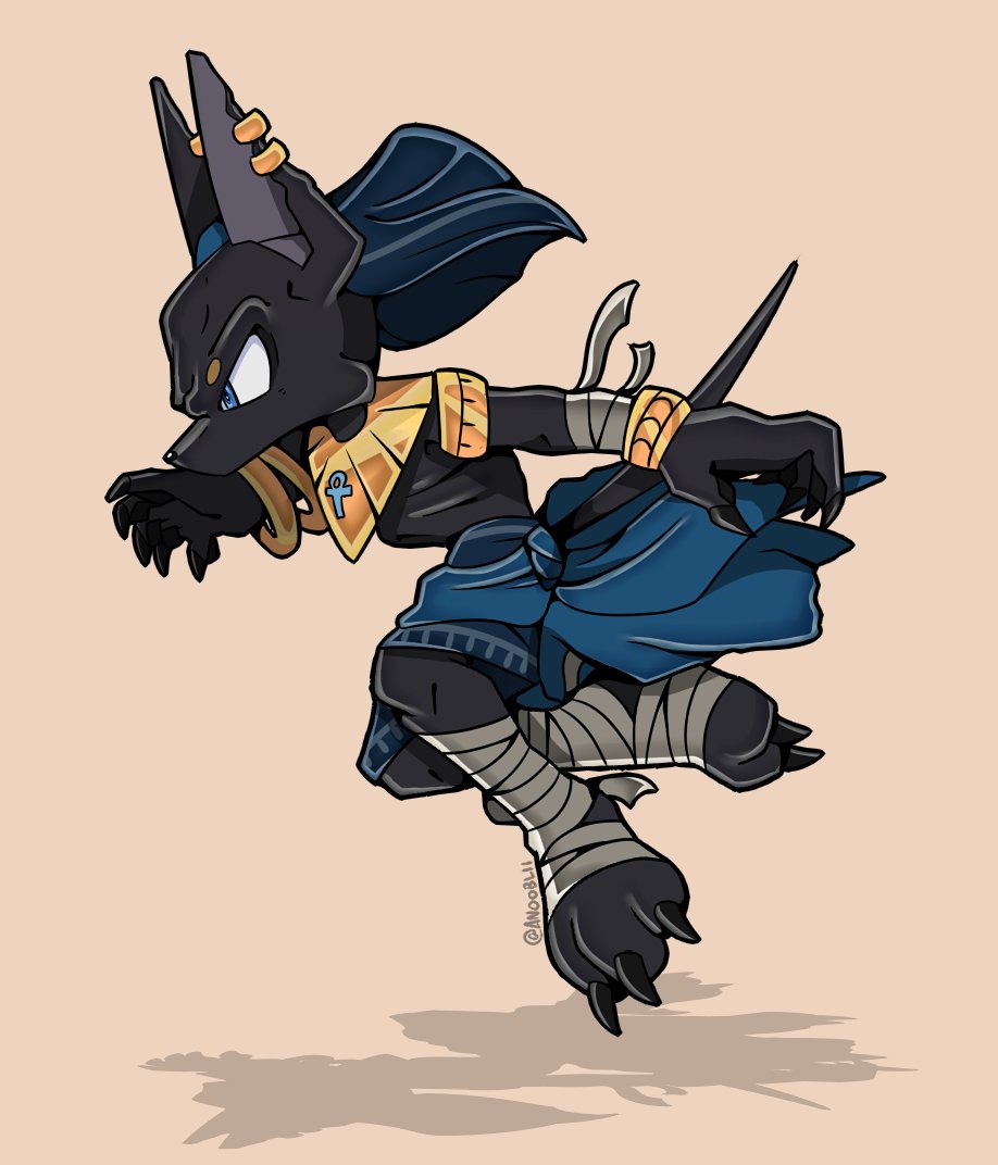 Sonic Adventure styled Anubis :]
This was really fun to do, definetly will offer this option for comm!ssions  :D