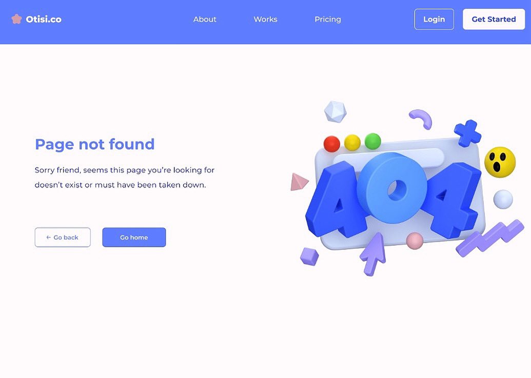 DivineOtisi's tweet photo. Day 21 of the 30 days of Design challenge by @Ingressive4Good and @imtconf
Instruction: Design a simple error 404 page
#i4gdesignchallenge #hackforgrowth #ui #ux #explorepage #design #i4g30daysofdesign #i4g #productdesign #i4ghackforgrowth https://t.co/gQ0DJhIMZ6