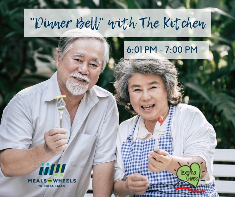 Let’s talk "Dinner Bell" prize!

Grab something to eat, and donate between 6:01 PM - 7:00 PM &amp; have "Dinner" with Meals on Wheels! 

Donate today to help impact these vital members of our community!
texomagives.org/organizations/…