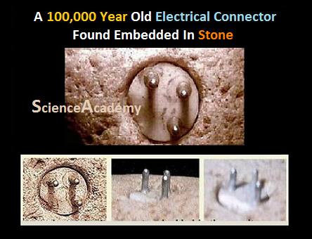 Academ18Academy's tweet photo. #Enigmalith: A 100,000-Year-Old #electricalconnector found embedded In #Stone https://t.co/hi22kPbeCL https://t.co/ymPtuHLFRk