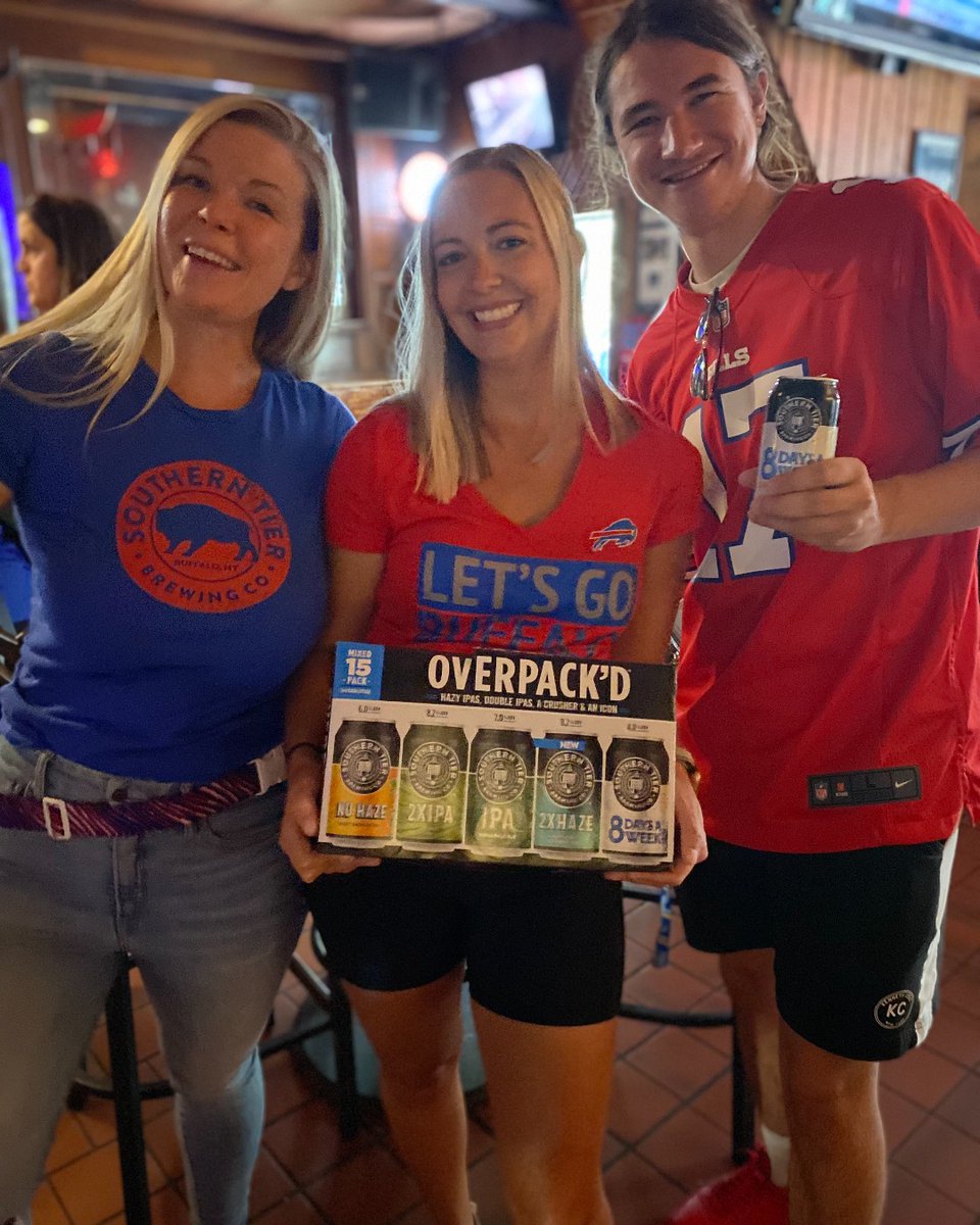 stbcbeer's tweet photo. Let's Go Buffalo!! We know who we're rooting for tonight and we know exactly what we'll be drinking. Are you ready for kickoff?
#bringtheflavor #overpackd #stbcbeer https://t.co/N4Z4xRtCVl