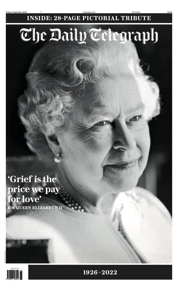titelseiten's tweet image. Eine Auswahl an Titelseiten zu #QueenElizabeth: