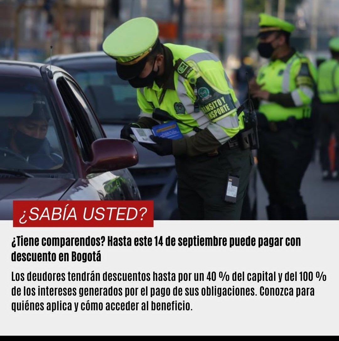 FYKO1802's tweet photo. #comparendos #multa #Bogota inicio descuento en  multas de #Transito  #Bogotá #sinmultas #SiguemeYTeSigoYa #MiercolesDeGanarSeguidores #bogotaneando #ULTIMAHORA https://t.co/E1HOYpX82t