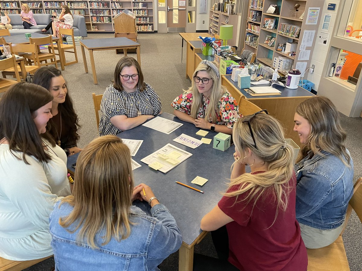Today teachers came together to discuss Accountable Talk. We looked at the talk cycle, building relationships &amp; playing with ideas from Unlocking the Power of Talk. Teachers loved going through stations &amp; trying out each game!