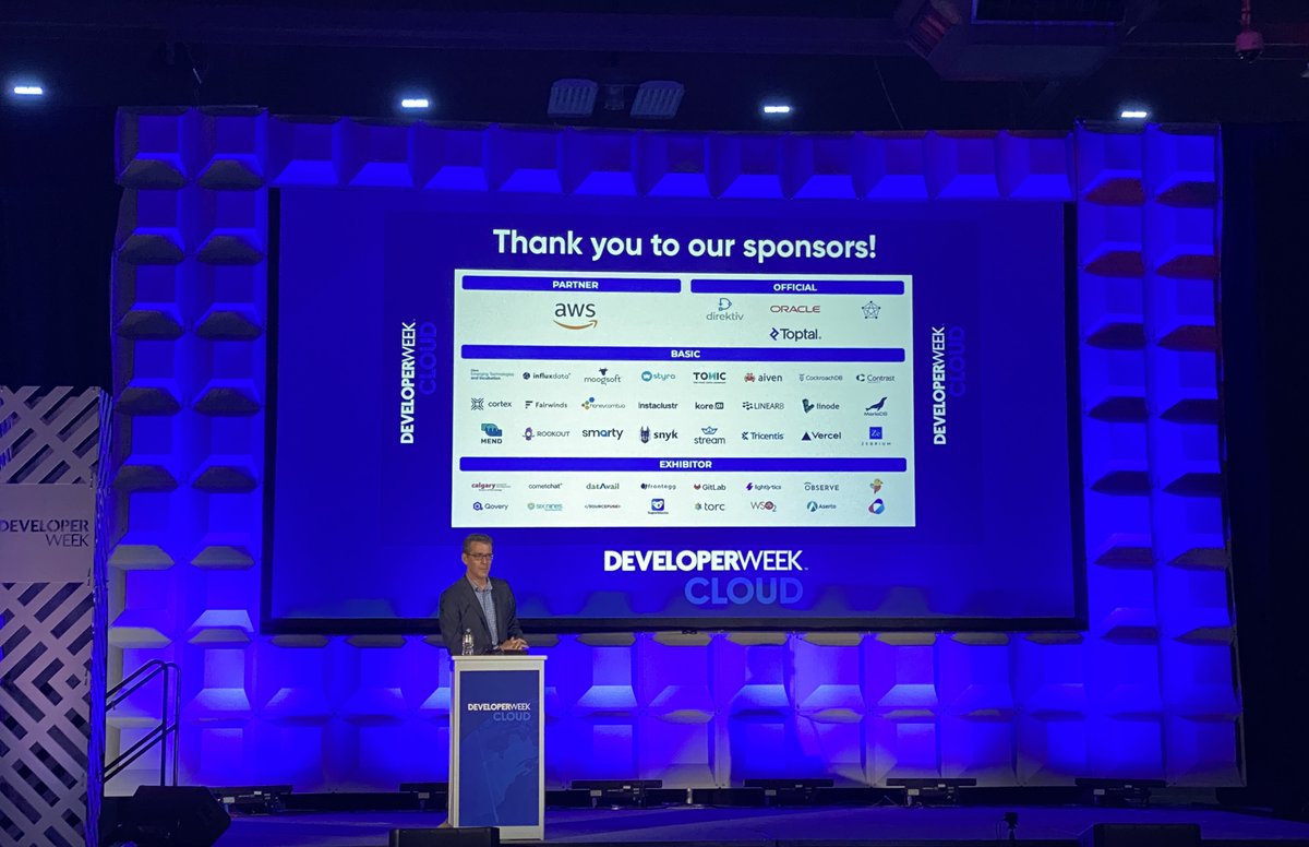 DeveloperWeek's tweet image. DeveloperWeek Cloud 2022. Thank you to everyone who joined us for our first in-person event this year! We couldn't have made this happen without our awesome sponsors, attendees, production staff and volunteers. Virtual Cloud Event (Sept 13-14
#DevWeekCloud #developerweek #cloud