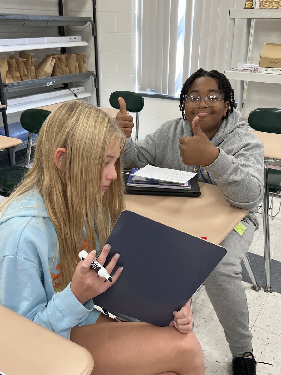 NBMiddleAg's tweet photo. Today in #NBPathways we wrapped up our traits we want in a teacher with some small group work. https://t.co/7aq2eStwkT