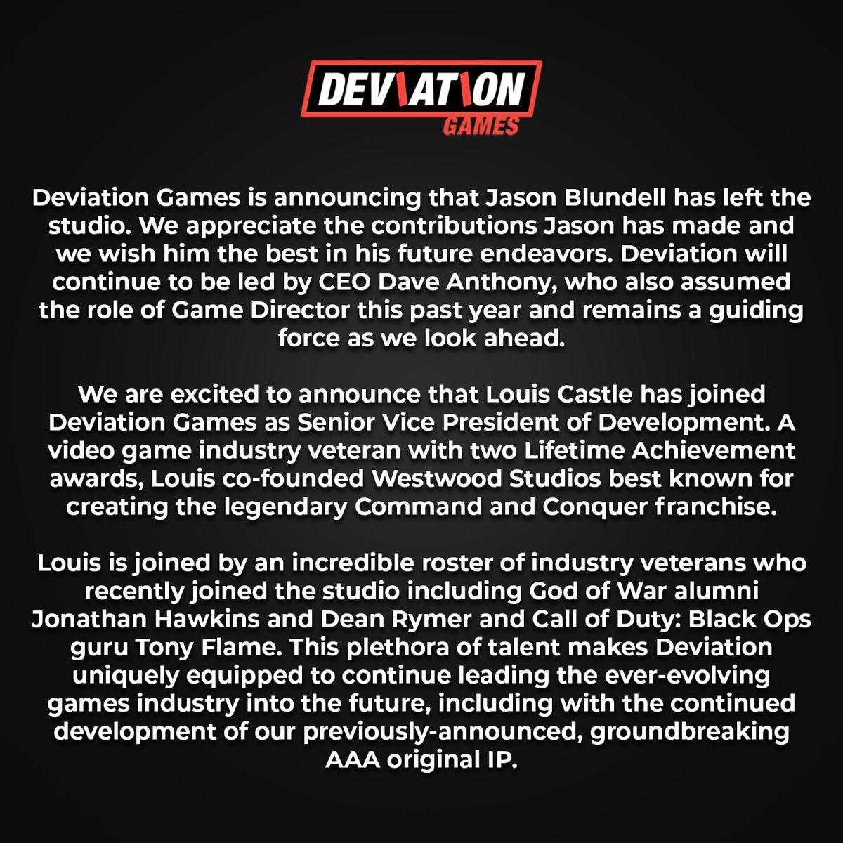 Deviation Games (@deviationgames) on Twitter photo 