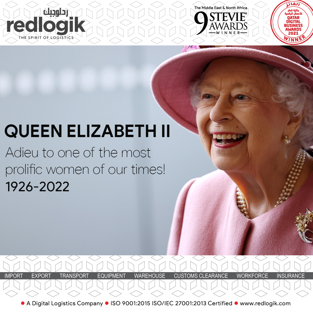 adminRedlogik's tweet photo. Gone!- The Queen Leaves! - Adieu to her MAJESTY!- Redlogik family extends our heartfelt condolences to the Royal Family of the United Kingdom and Its people! A Beacon that left us!

 #queenelizabeth2 
#condolences
#prayers
#buckinghampalace
#peopleofuk
#Redlogik
#Qatar2022 https://t.co/RNnTp1NUz5