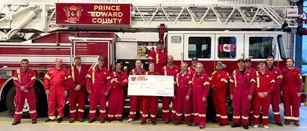 Camp BUCKO would like to express a huge THANK YOU to the Picton Firefighters Association for their very generous donation of $5000!!!! We appreciate all of our sponsors so much!!!! 🚒😁💙
