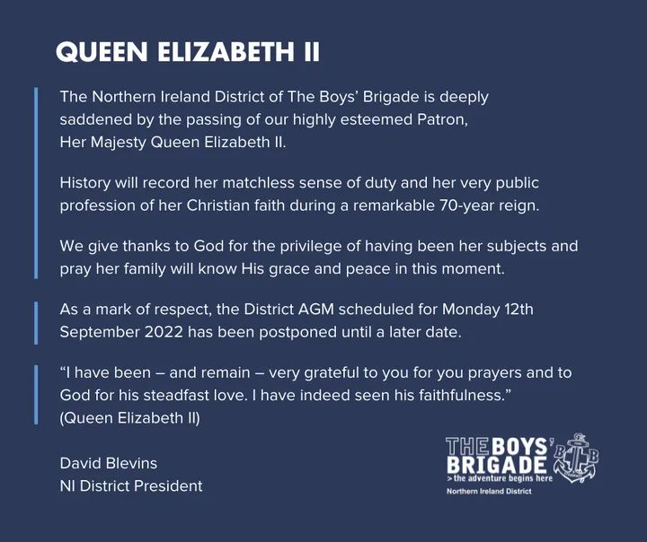 The Northern Ireland Boys' Brigade (@bbni) on Twitter photo 