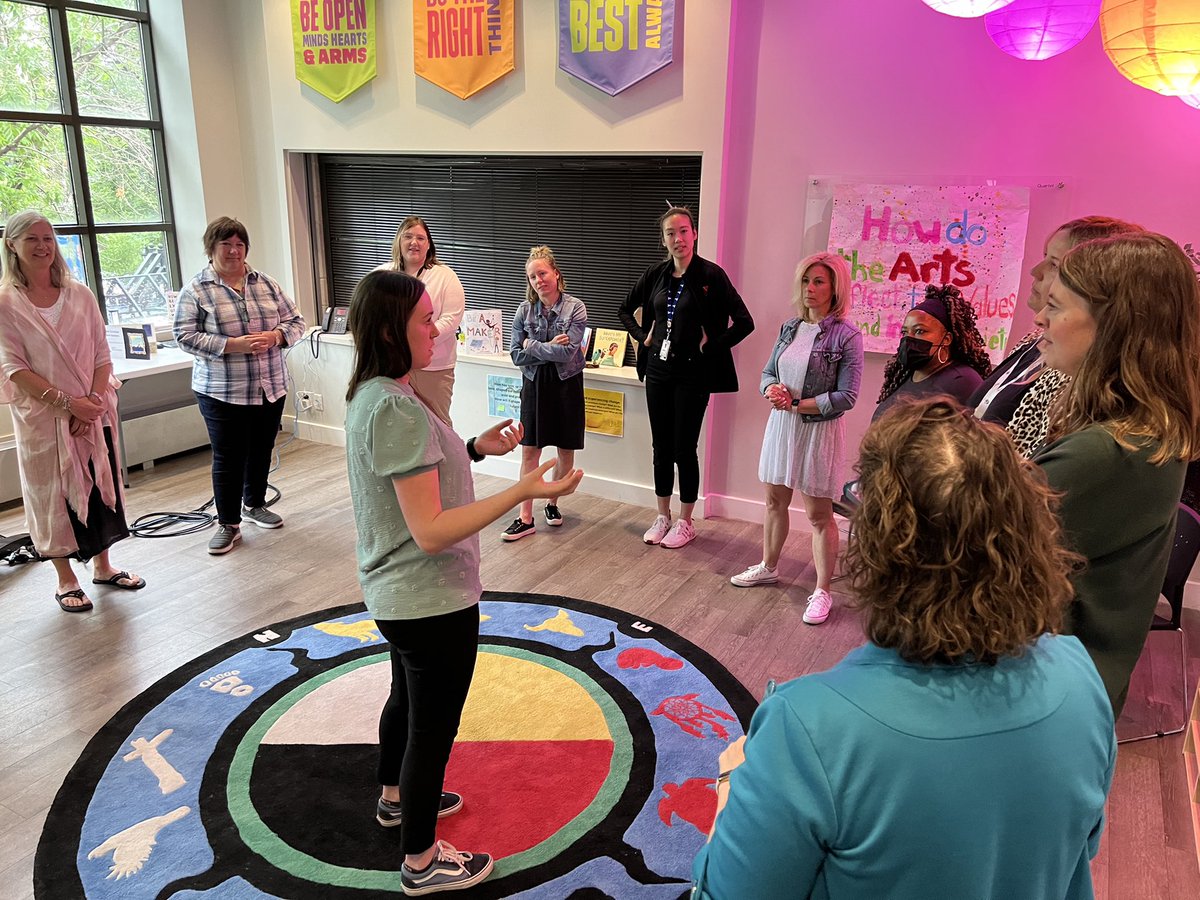 yycCCOM's tweet photo. What a way for our #yycCCOM team to begin our learning for this new school year! Sharing in community, story, inspiration, our state of becoming, joy, invitations. Committing to this collective work for all possible experiences, for teachers and students. @yyCBEdu @CCSD_edu https://t.co/xZmtfn0AIN
