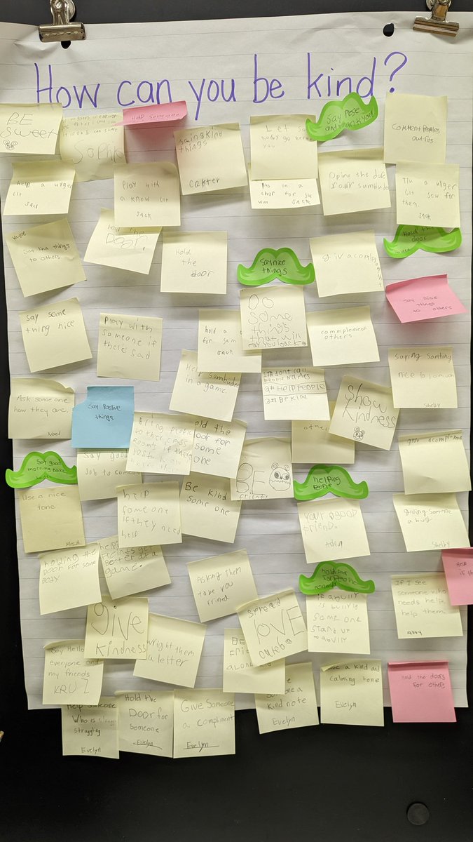 Today our class was greeted with a beautiful floral surprise from Mrs.Ritz and her family.  We read a book about how a small kind gesture can lead to many more.  We brainstormed some ideas and it was wonderful to see them put into action. #PutAKindDeedinYourFeed
