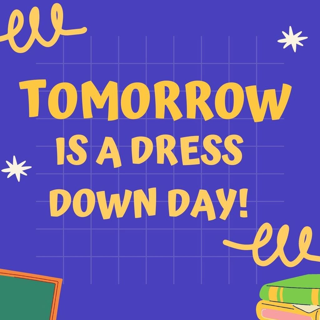OMES_Tift's tweet photo. Friday, September 9, is a dress down day. Please be sure to follow the dress code guidelines found on the school website in the code of conduct (pp. 40 - 41 ). https://t.co/iZcdmCCvhi