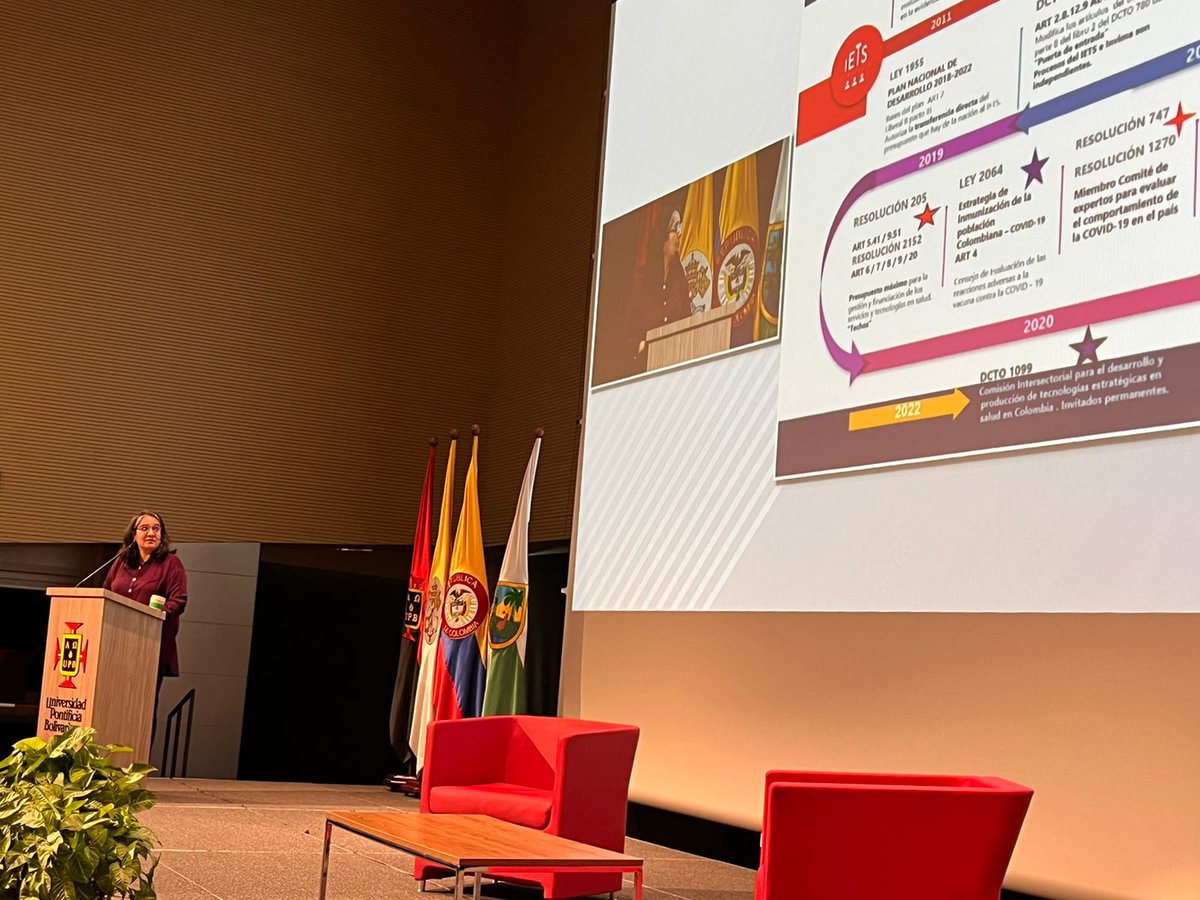 IETSColombia's tweet image. #PresenciaNacional El @IETSColombia está participando en el #VIICongresoisporColombia que se desarrolla en Medellín. Hoy, la Dra. Adriana Robayo @amrobayog presentó el rol de las agencias de evaluación de tecnologías sanitarias en los modelos de salud con valor. Sigue hilo (1/2)