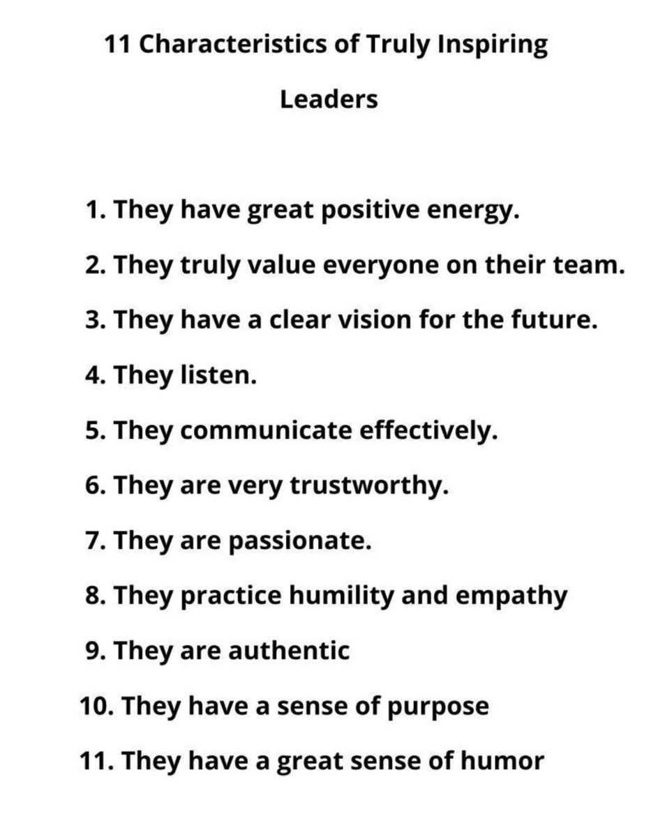 Be a leader 🌟