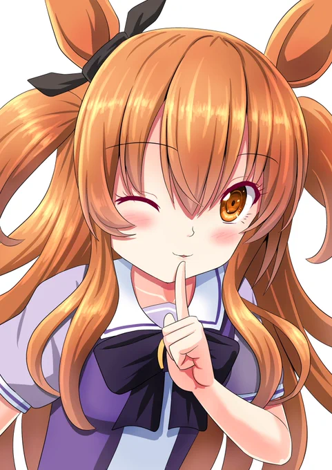 マヤにむちゅ〜になっちゃった?#マヤノトップガン #ウマ娘 #絵描きさんと繋がりたい #イラスト 