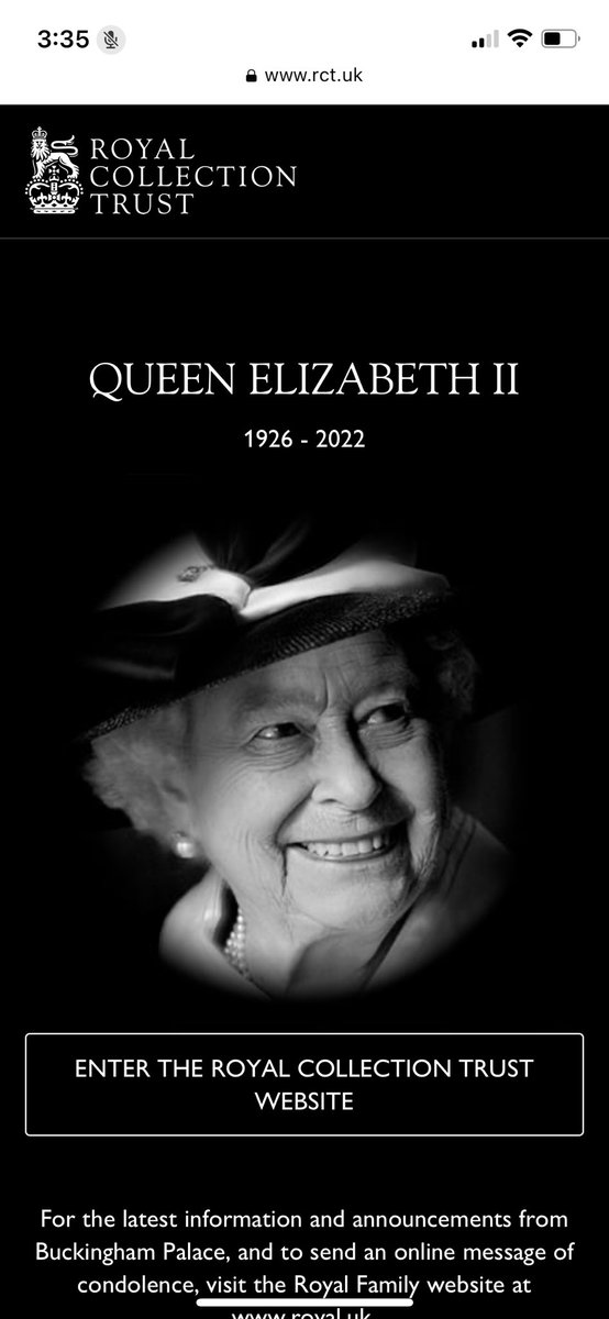 glassperfection's tweet photo. RIP Her Majesty Queen ElizabethII 
(Good Luck To us all) https://t.co/KiXmgZngPT