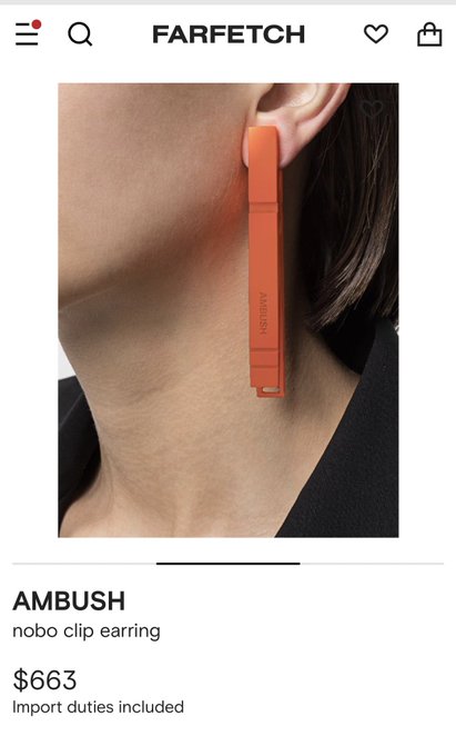 BDSM Twitter, I need y&rsquo;all to see this $600+ &ldquo;earring&rdquo; that is literally just a fancy clothespin you<a href="/tag/oopsthatsmykink"class="tags"><span>#oopsthatsmykink</span></a>