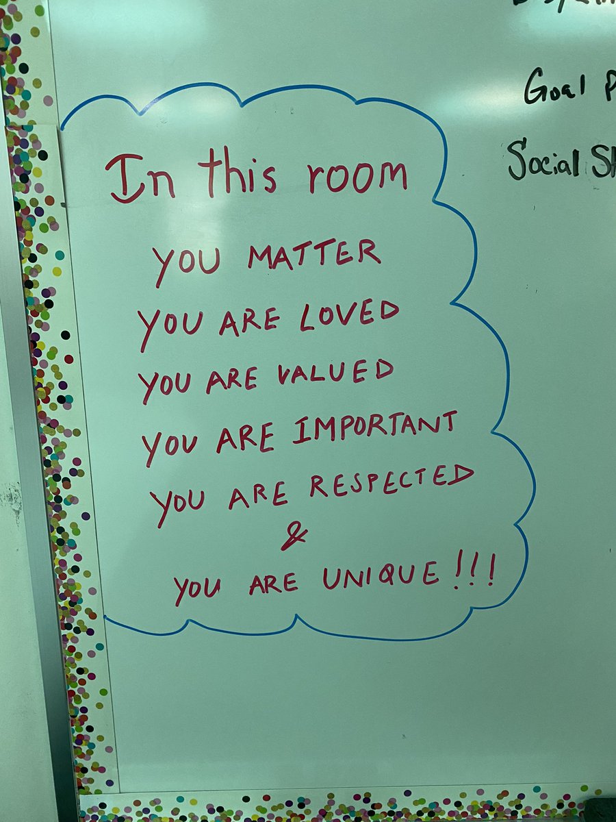athomas_SLP's tweet photo. This is posted on the board in SBS at @Boals_Frisco π
What an amazing visit I had at Boals elementary today! Great things are happening not only in the SBS room, but on the entire campus.
#FISDMadeToShine #FriscoISD #Boals #SBS #SpecialEd @frisco_sped https://t.co/qfJKovEPxX