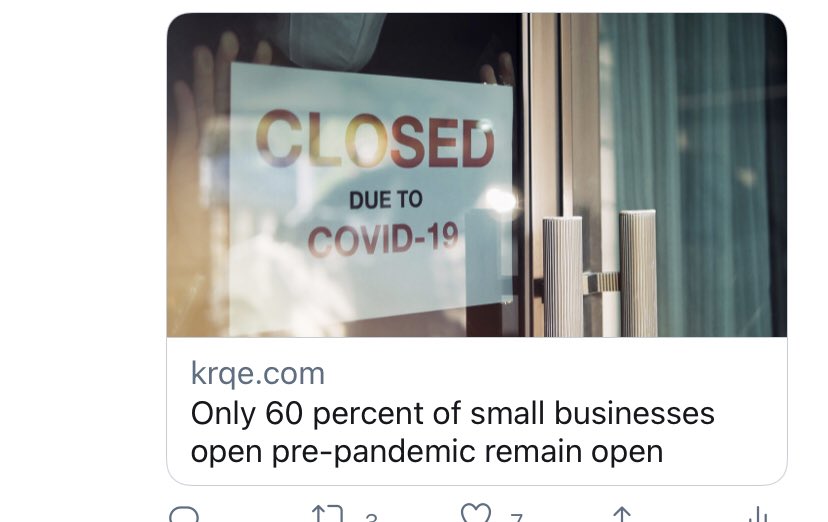 Longin4Reagan's tweet photo. @Michelle4NM Damn they must be good to have survived your draconian #COVID lockdown. Of course, so many Mom and Pop businesses in #NM didn't, killed off by your heavy-handed stupidity. 

#FireMLG to save #NewMexico 

#mmpol #nmleg #ABQ @NMRestaurants @NMChamberVoice https://t.co/I1gCX8lY6i