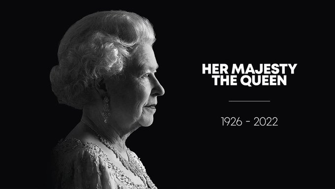 #HMTheQueen 
#RIPQueenElizabethII