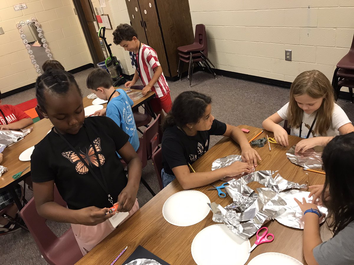 Ale (@ale25521731) on Twitter photo AstroKids watched a video of the space shuttle Atlantis and also learned about the Moon. They made their own Moon using coins to emboss the craters on aluminum foil.<a href="/RSP21stCCLC/">Reach for the Stars Program</a> <a href="/bakerelembears/">Baker Elementary</a> AstroKids watched a video of the space shuttle Atlantis and also learned about the Moon. They made their own Moon using coins to emboss the craters on aluminum foil.<a href="/RSP21stCCLC/">Reach for the Stars Program</a> <a href="/bakerelembears/">Baker Elementary</a>