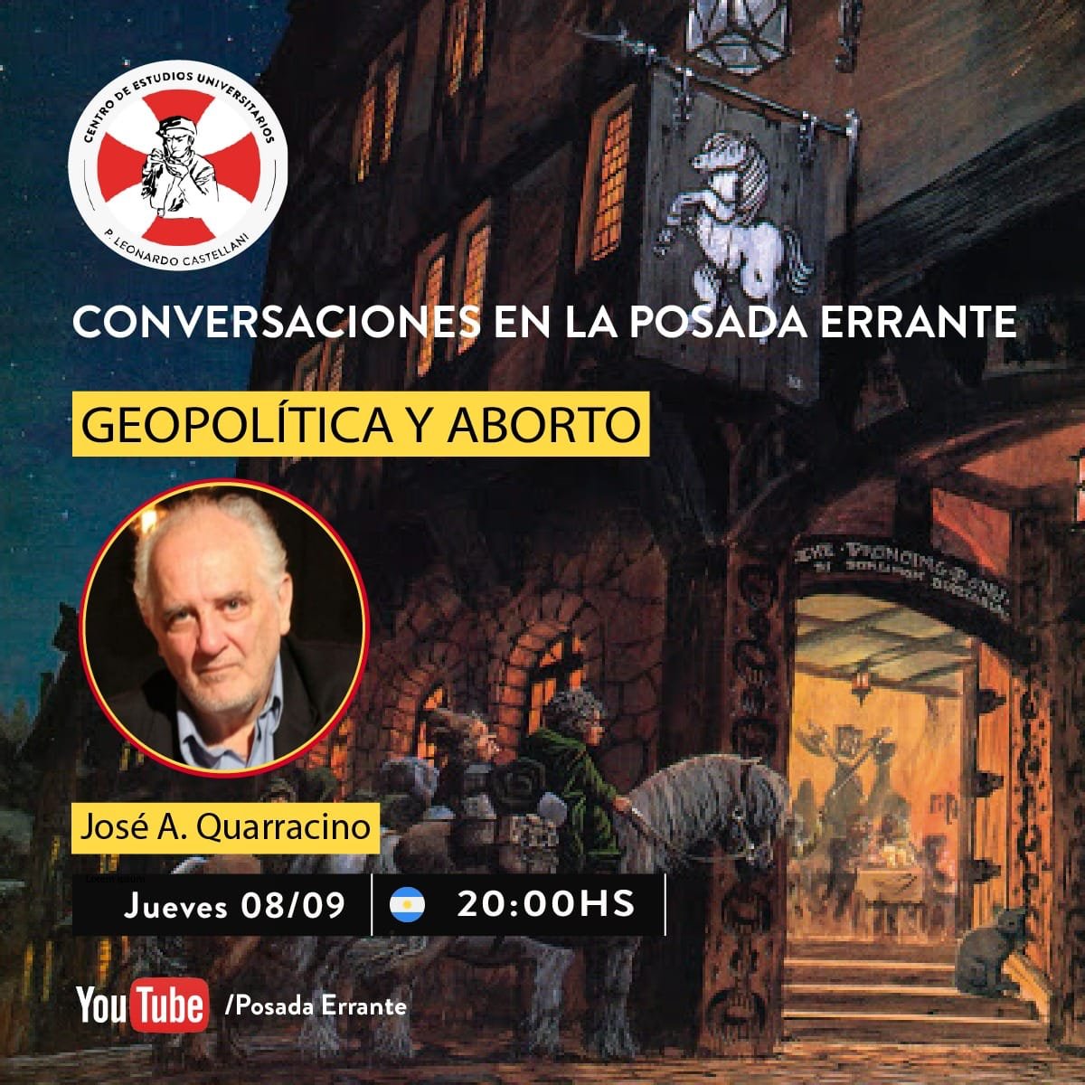 Hoy a las 20 horas!
José Arturo Quarracino.
Geopolítica y Aborto.

youtu.be/YWzcdYIvBw4