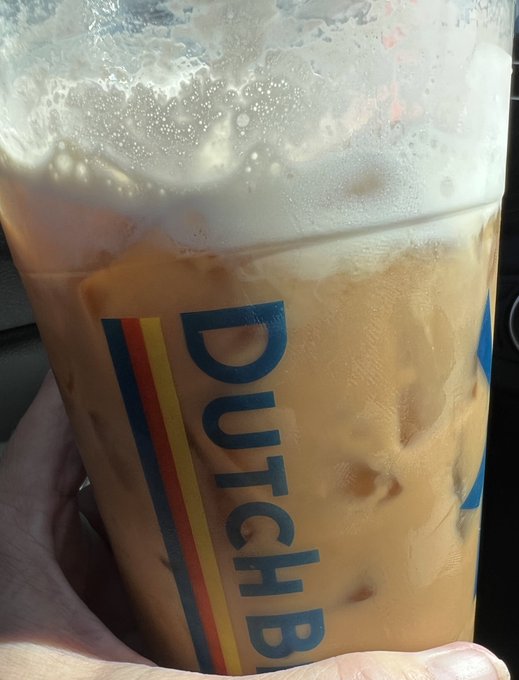 #ThirstyThursday  no thirst traps here, just superior coffee (over sbux) from my local @DutchBros I had