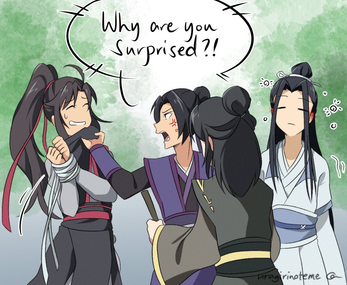 Reposting this bc someone uploaded it on tiktok 🤤

#MDZS #魔道祖師 #忘羨 

Also edited the middle part so twt can post at once 😆