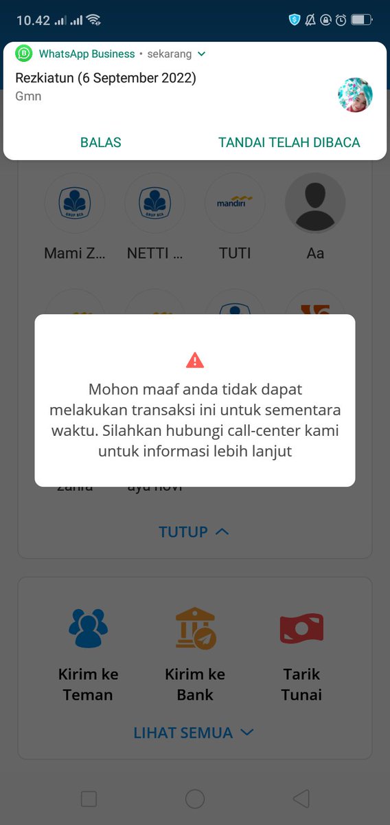 Nurulkh___'s tweet photo. @danawallet kenape nih mau tf gabisa. Mana sebulan penuh baru selesai case nya. Amsyong amat https://t.co/dseyN6fpl2