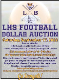 Join us for the dollar auction Sept. 17th.