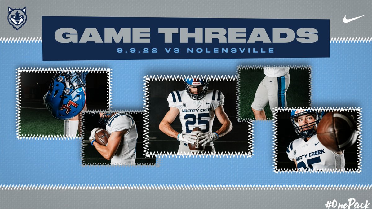 LCWolvesFball's tweet image. Another new uniform combo for the Wolves tonight!