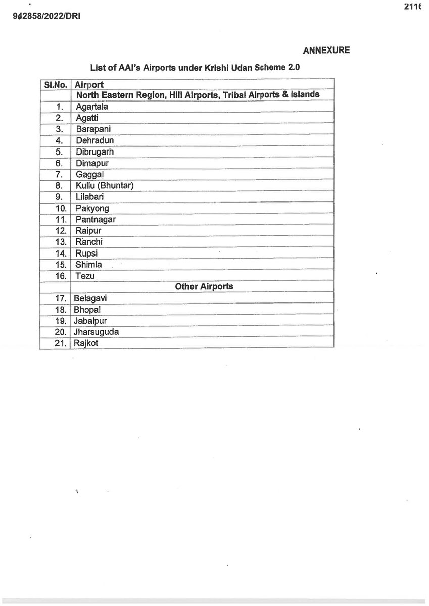 SarinAndCo's tweet photo. The Ministry of Civil Aviation (the “MoCA”) had vide an order dated 5th September 2022 confirmed a full waiver of inter alia, landing, parking and navigation charges by the Airports Authority of India at twenty one (21) domestic airports operated by it for cargo aircraft 
1/2 https://t.co/kaRXEKj5dd